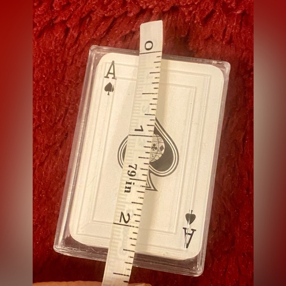 Ace of Spades Playing Card in Case ( small size , travel size ) - Picture 4 of 4